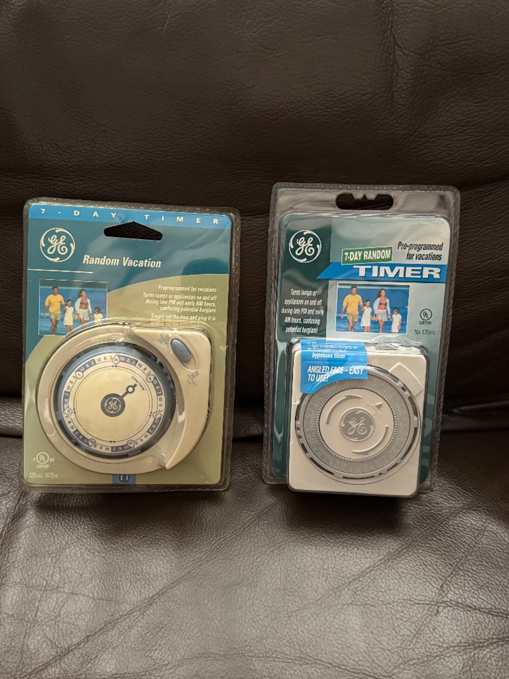 2 Pack - GE Random Pre-Programmed Vacation Timer